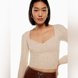 Wilfred Size XL Greer Sweetheart Neckline Sweater